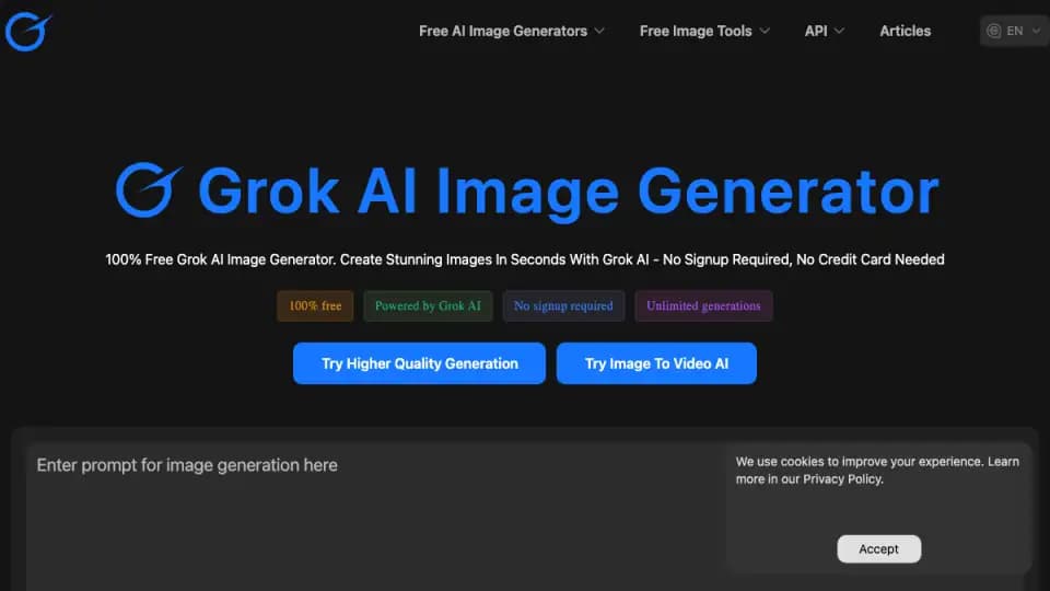 Grok Image Generator