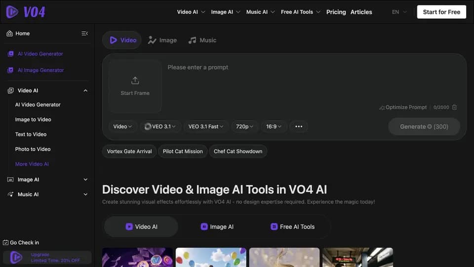 Free VO4 AI